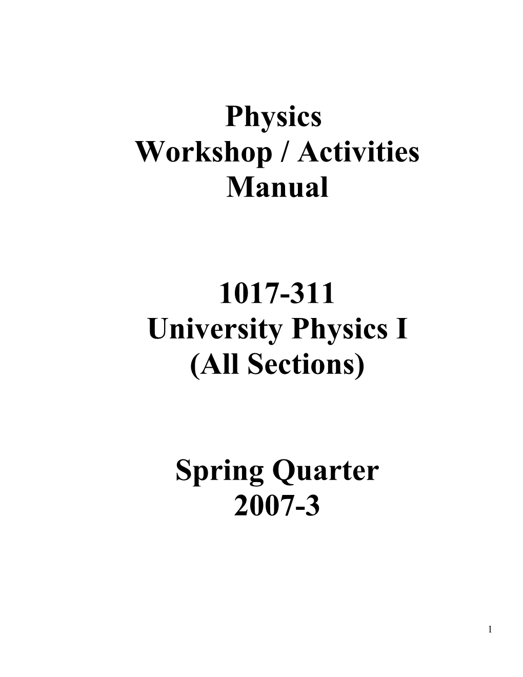 Units and Dimensions