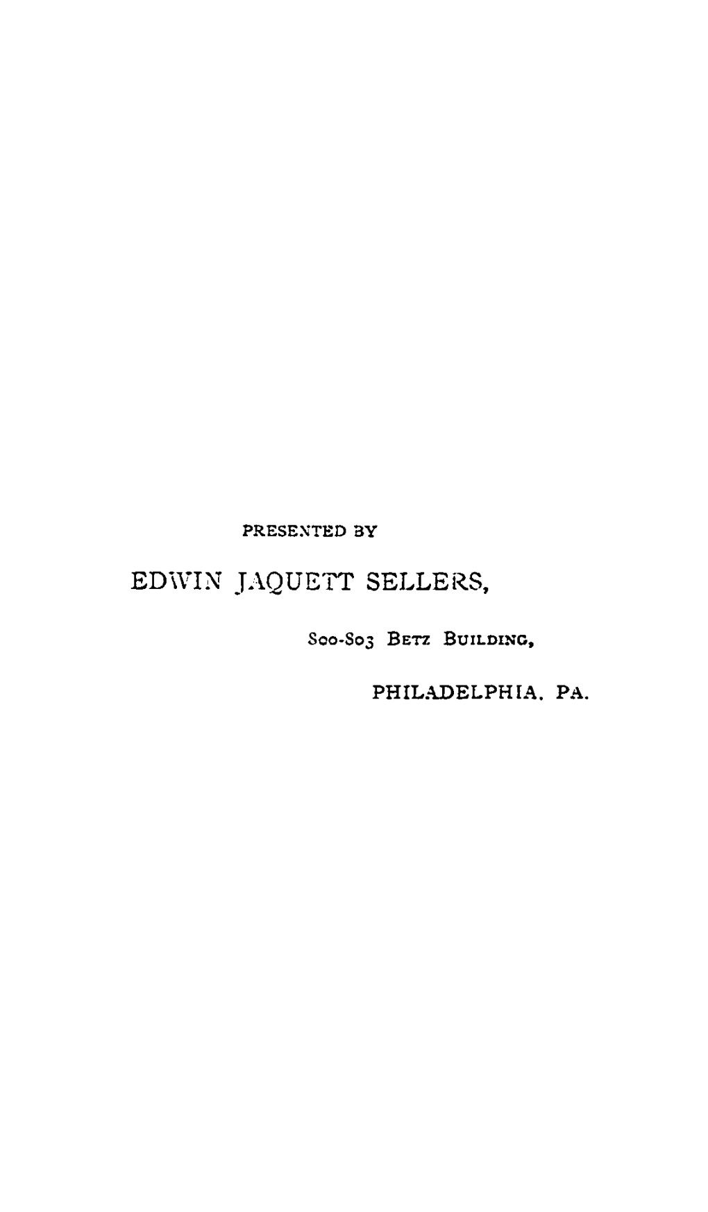 Edwin J.\Quett Sellers