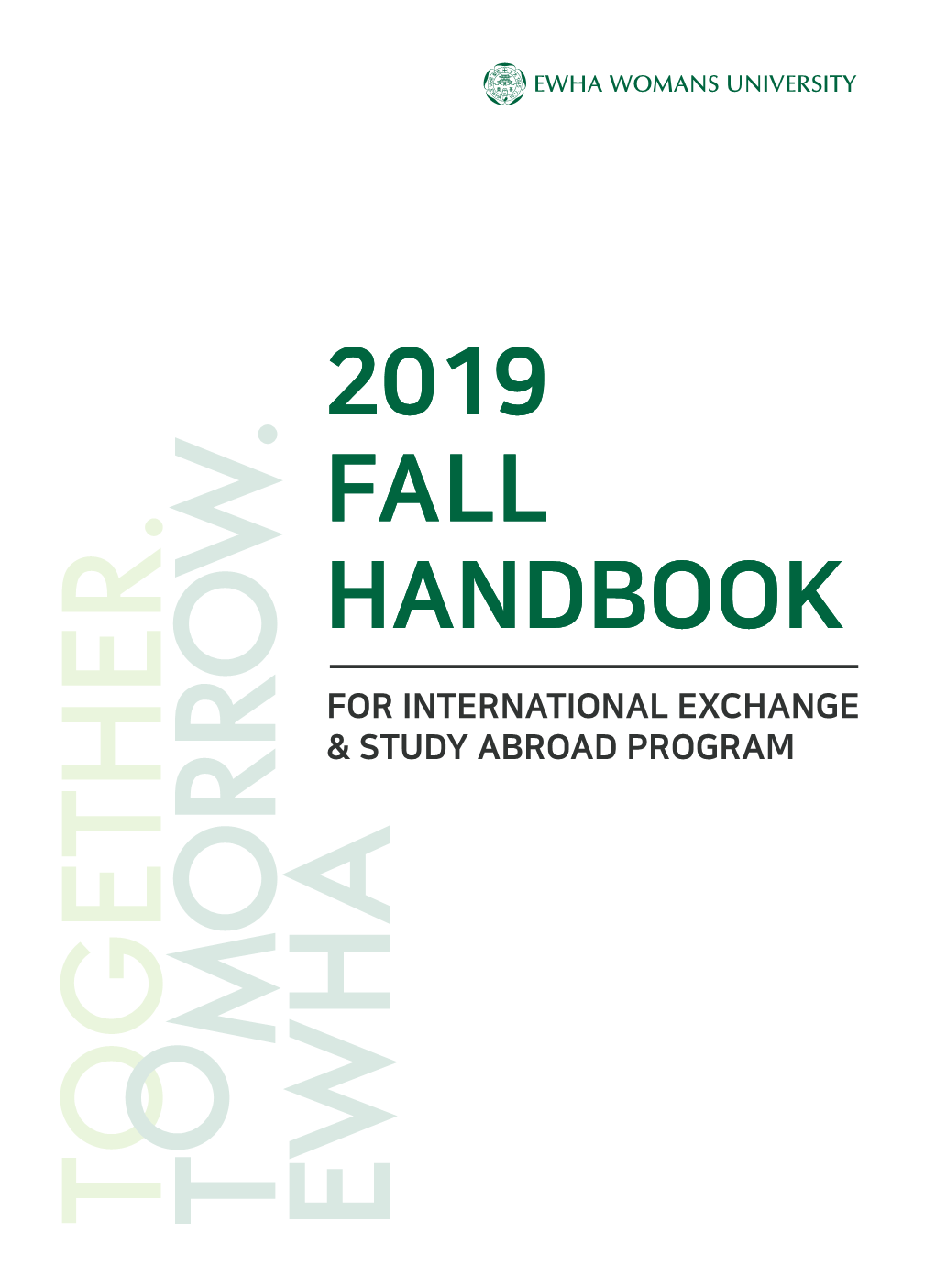 2019 Fall Handbook