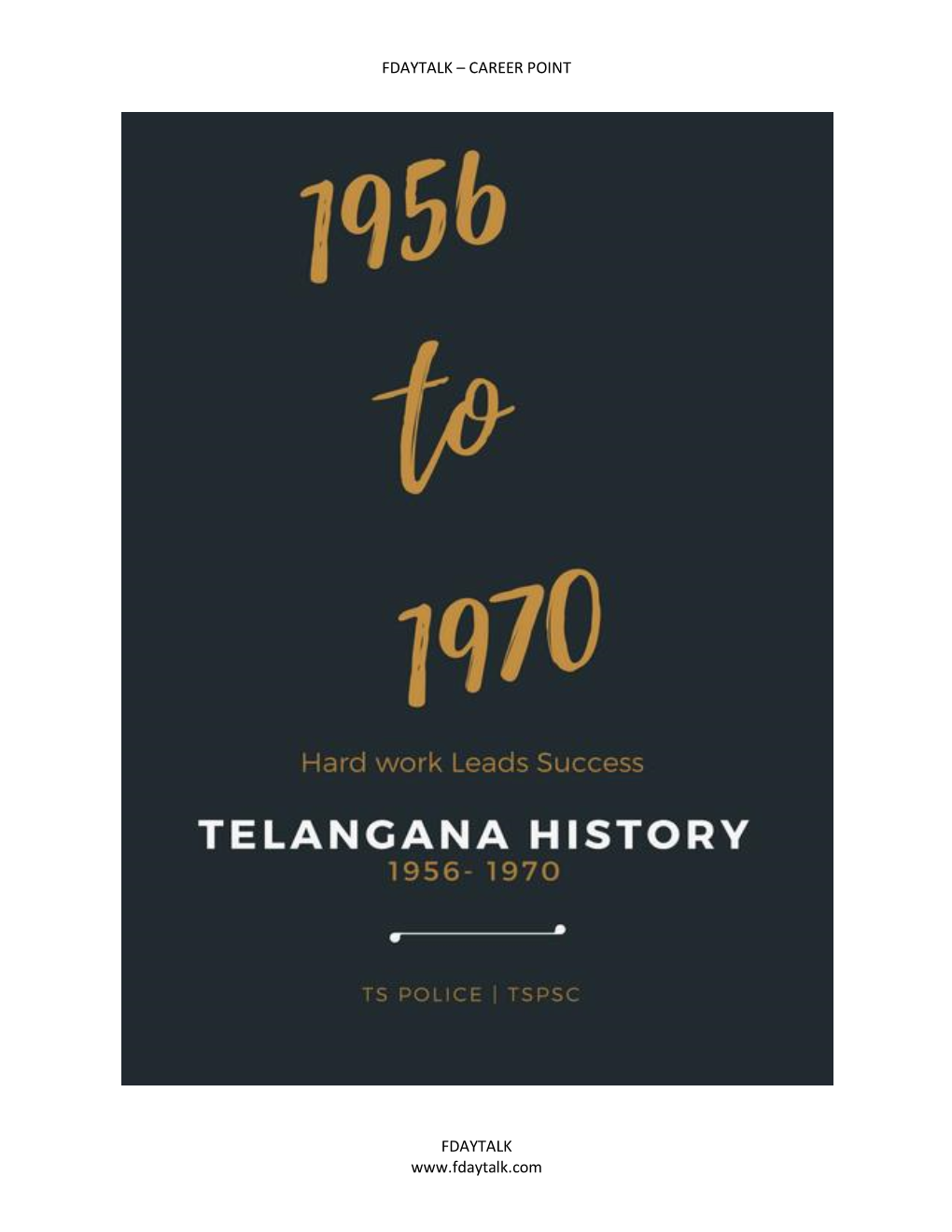 Telangana History