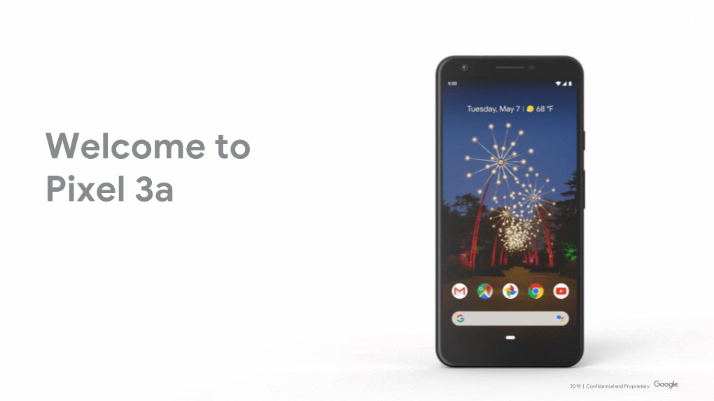 Welcome to Pixel 3A