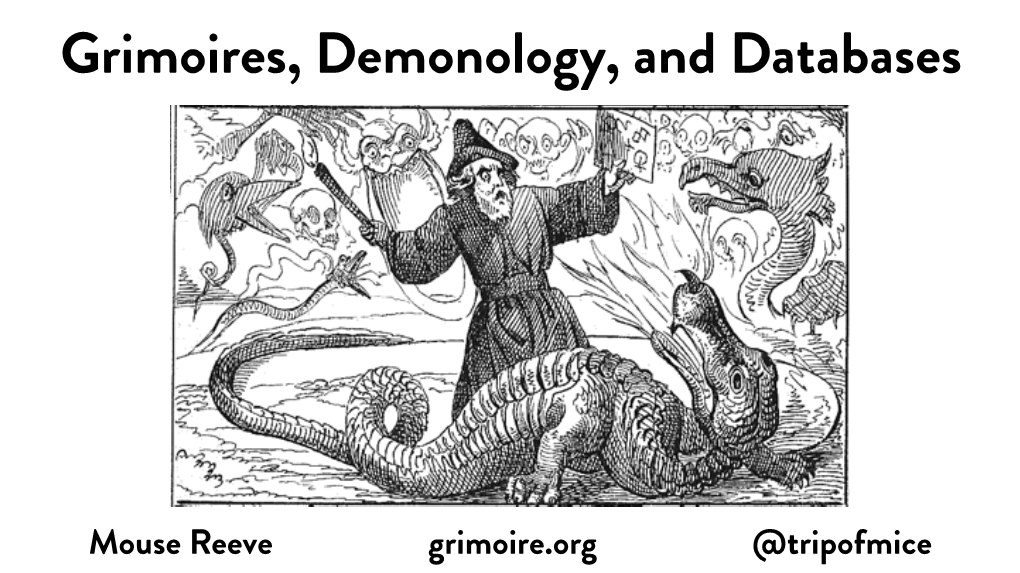 Grimoires Talk Csv Conf