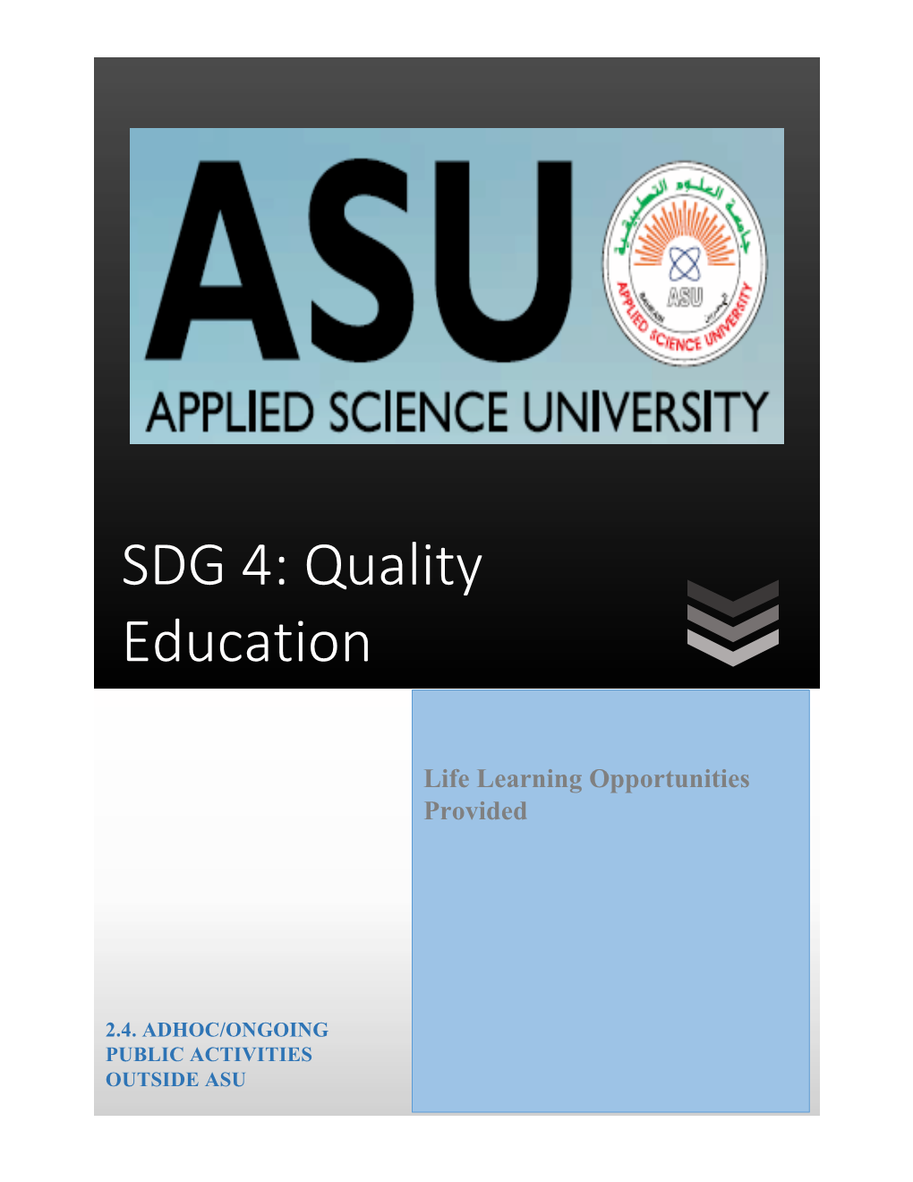 SDG 4: Quality Education