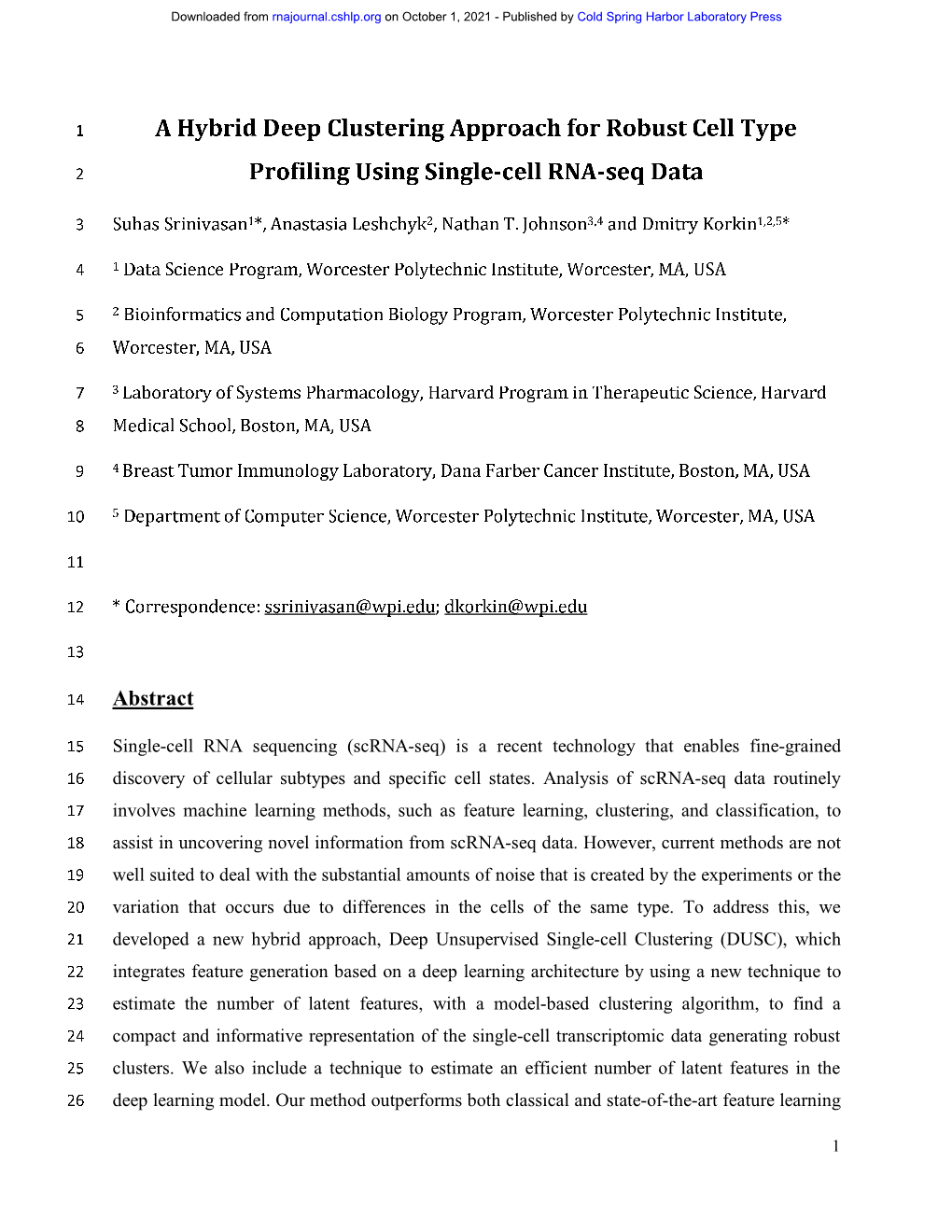 A Hybrid Deep Clustering Approach for Robust Cell Type Profiling Using Single-Cell RNA-Seq Data