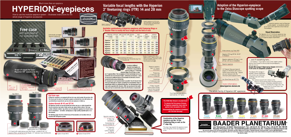 HYPERION-Eyepieces