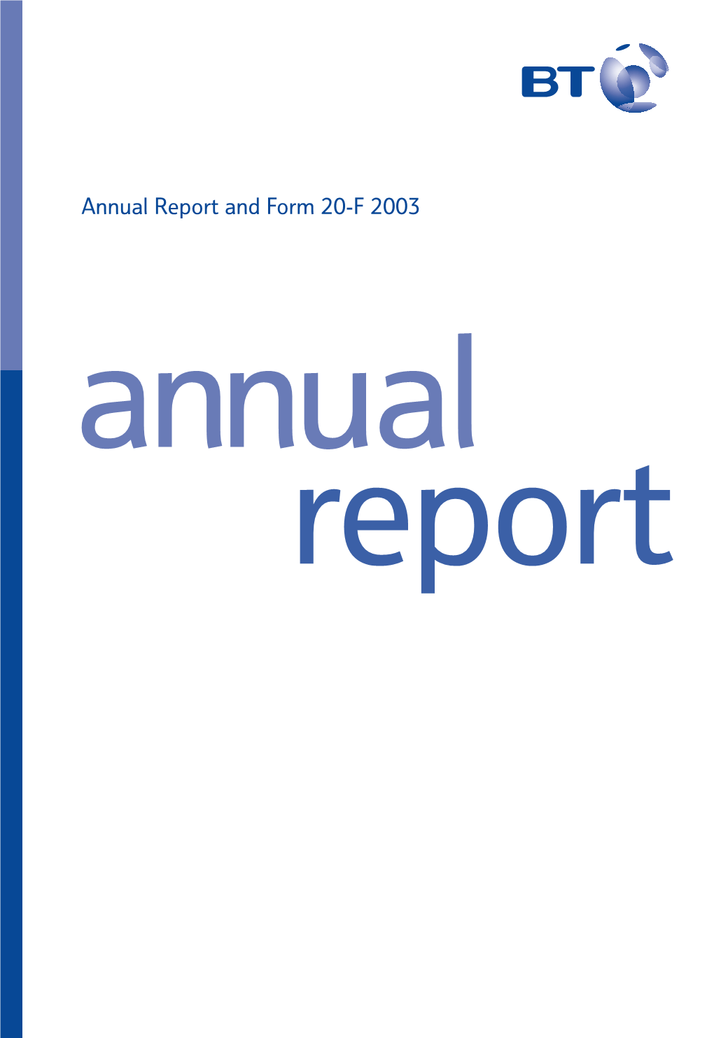 Annual Report & Form 20-F 2003