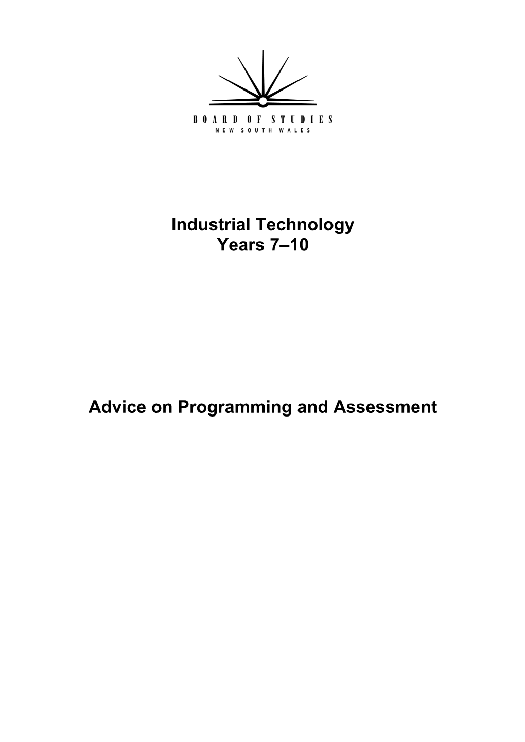 Advice on Programming and Assessment s3