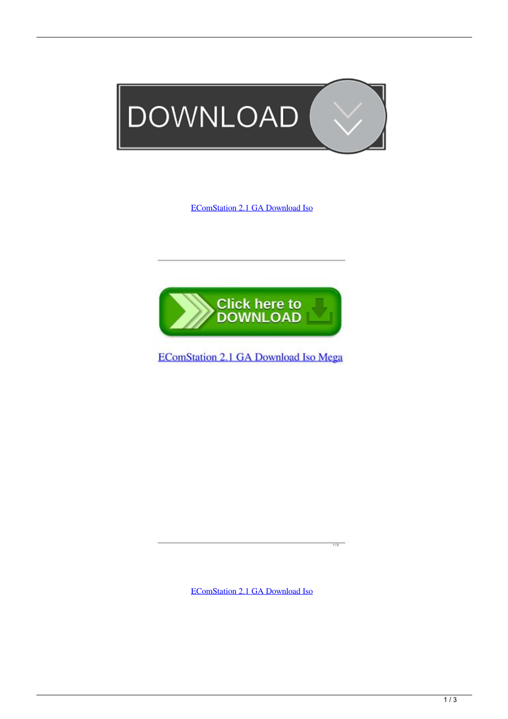 Ecomstation 21 GA Download Iso