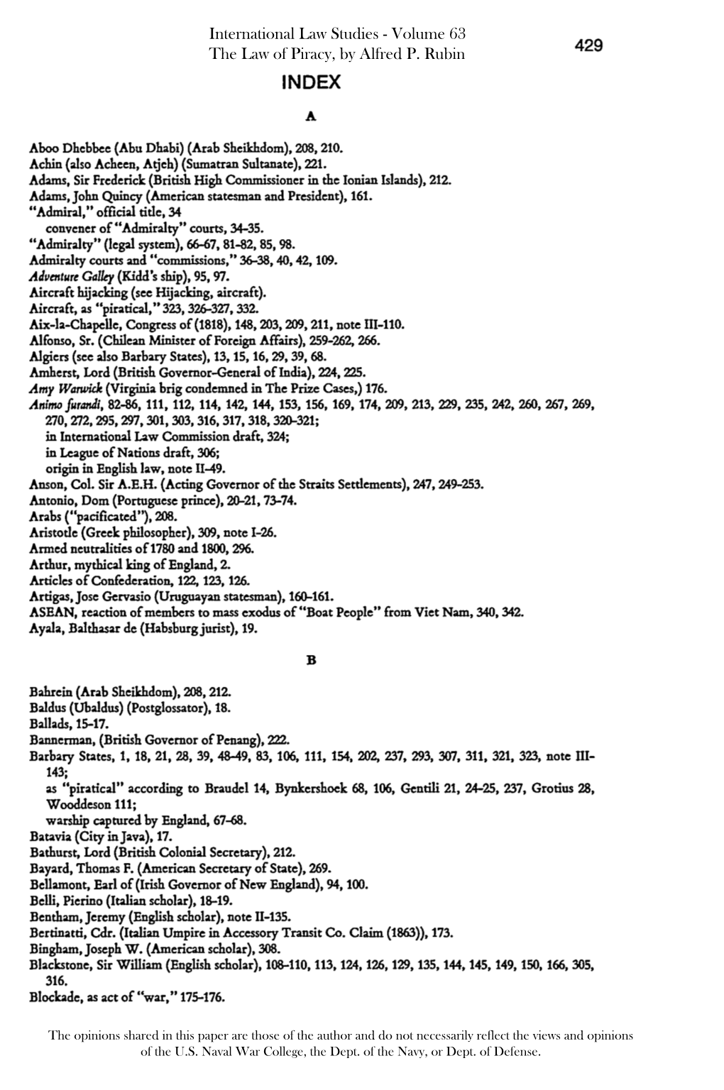 The Law of Piracy, 313-317, 319-323, 328