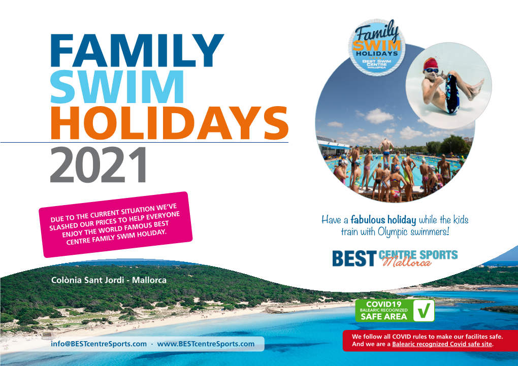 Have a Fabulous Holiday While the Kids Train with Olympic Swimmers!
