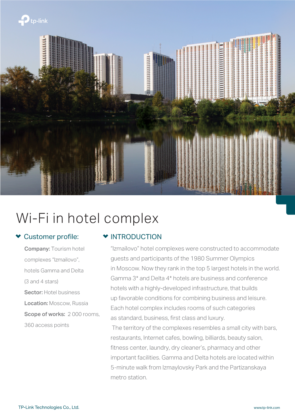 Wi-Fi in Hotel Complex