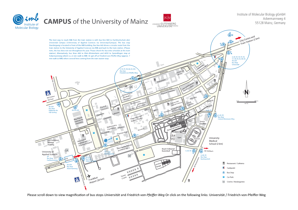 CAMPUS of the University of Mainz 55128 Mainz, Germany