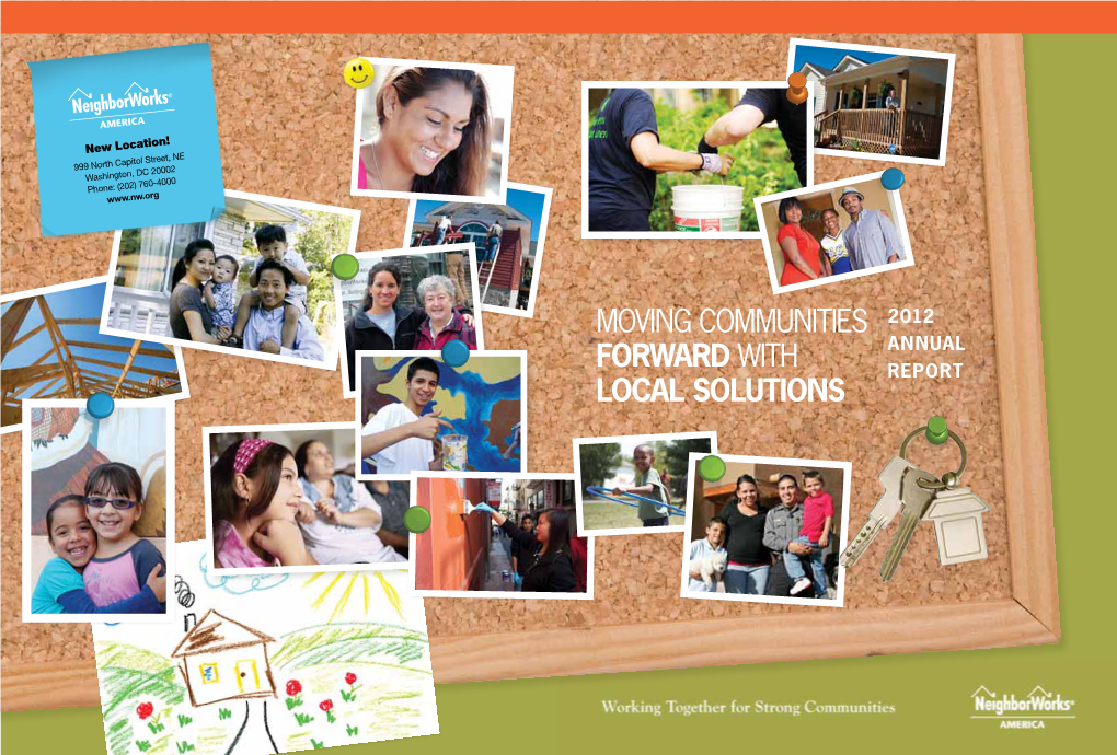 MOVING COMMUNITIES Forward with Local Solutions