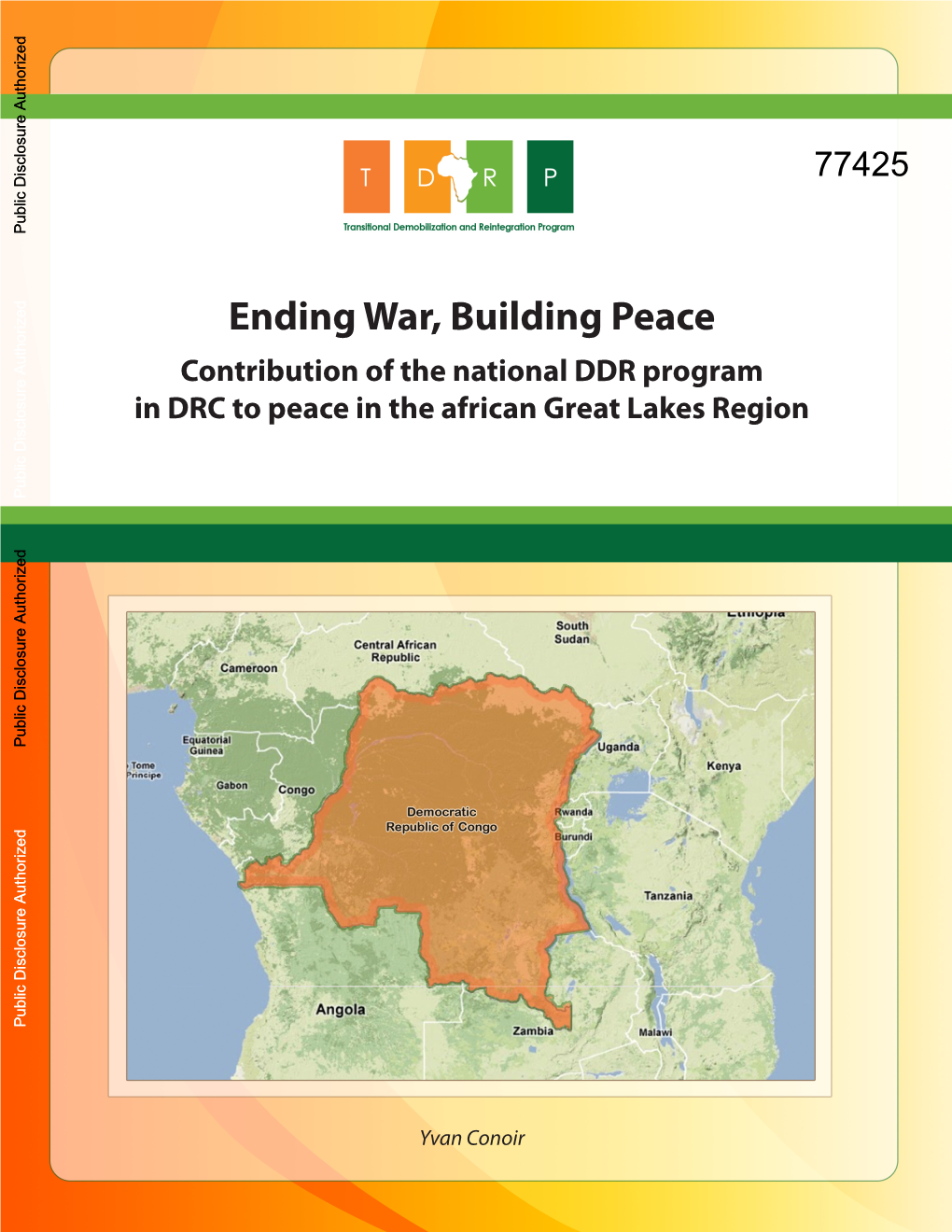Annex I. Map of DRC