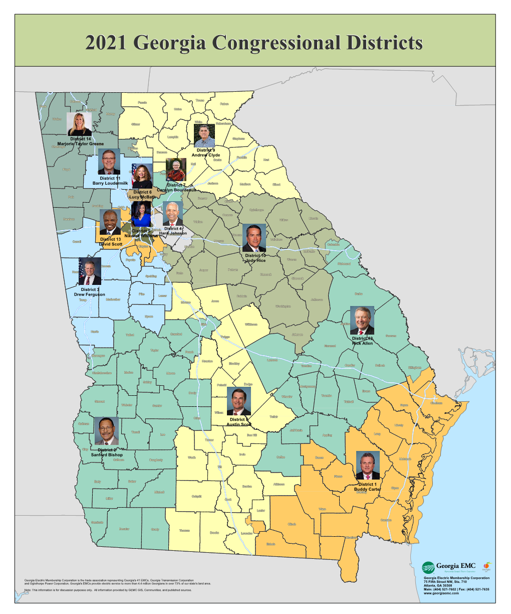 2021 U.S. Congressional Districts