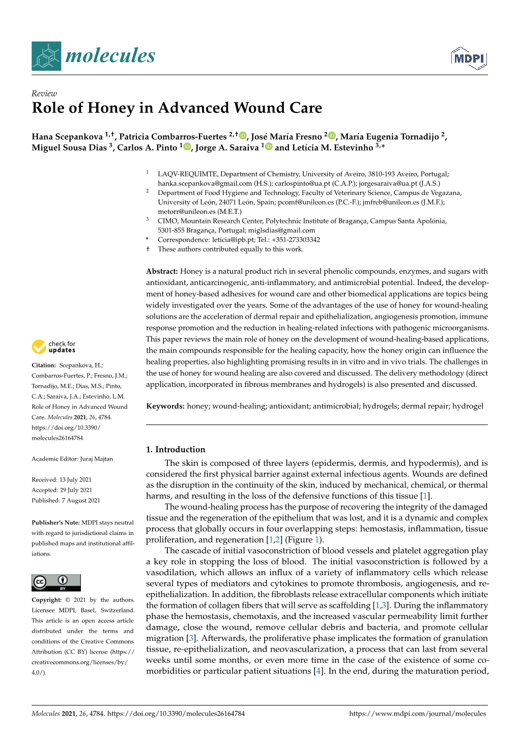 Role of Honey in Advanced Wound Care