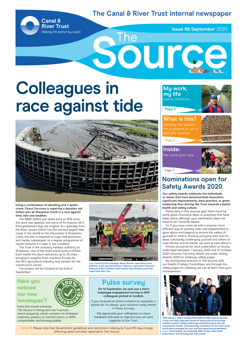 Colleagues in Race Against Tide