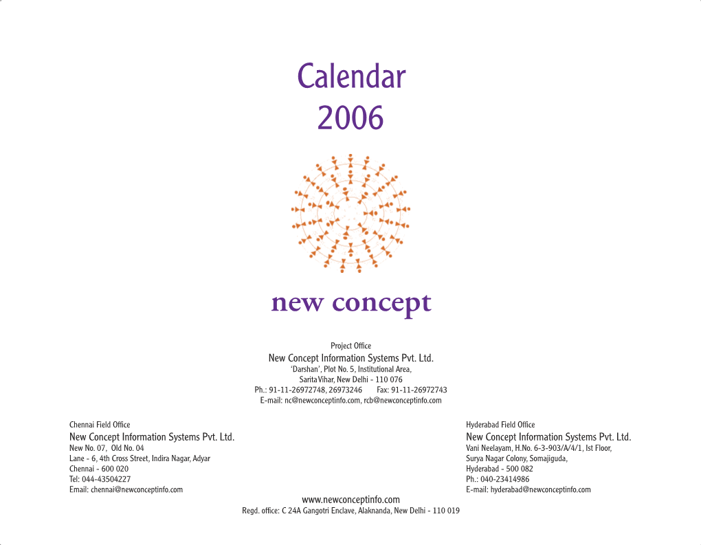 Calendar 2006