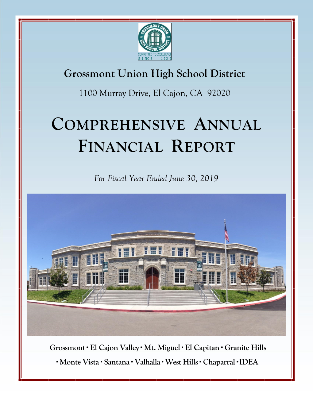 Comprehensive Annual Financial Report