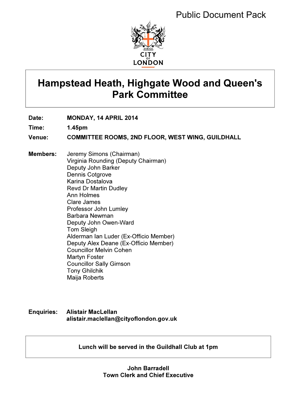 Hampstead Heath, Highgate Wood and Queen's Park Committee