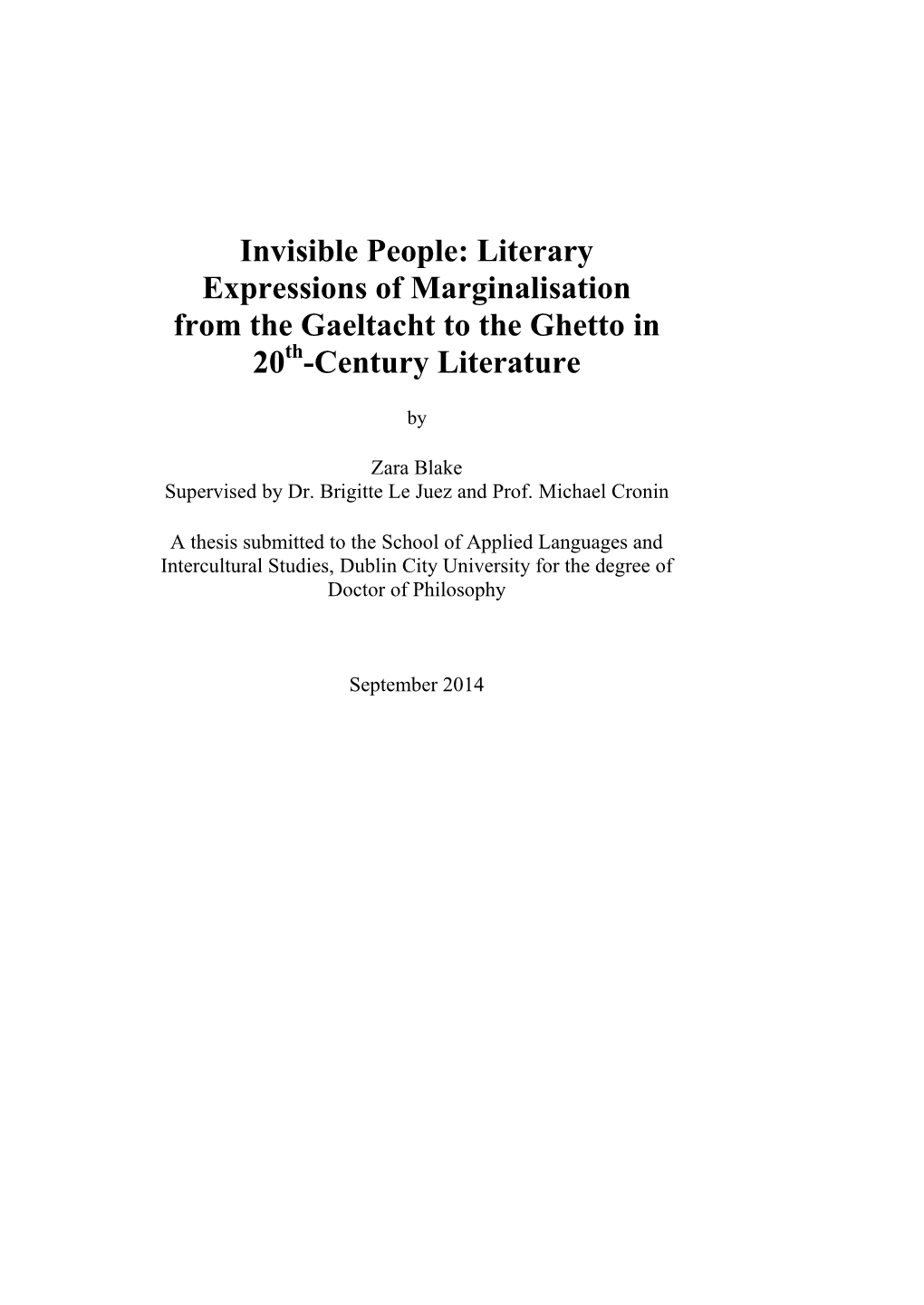 Seosamh Mac Grianna: Rí-Éigeas Na Ngael Or Auld Butts? Seosamh Mac Grianna and 20Th Century Irish Literary Identities