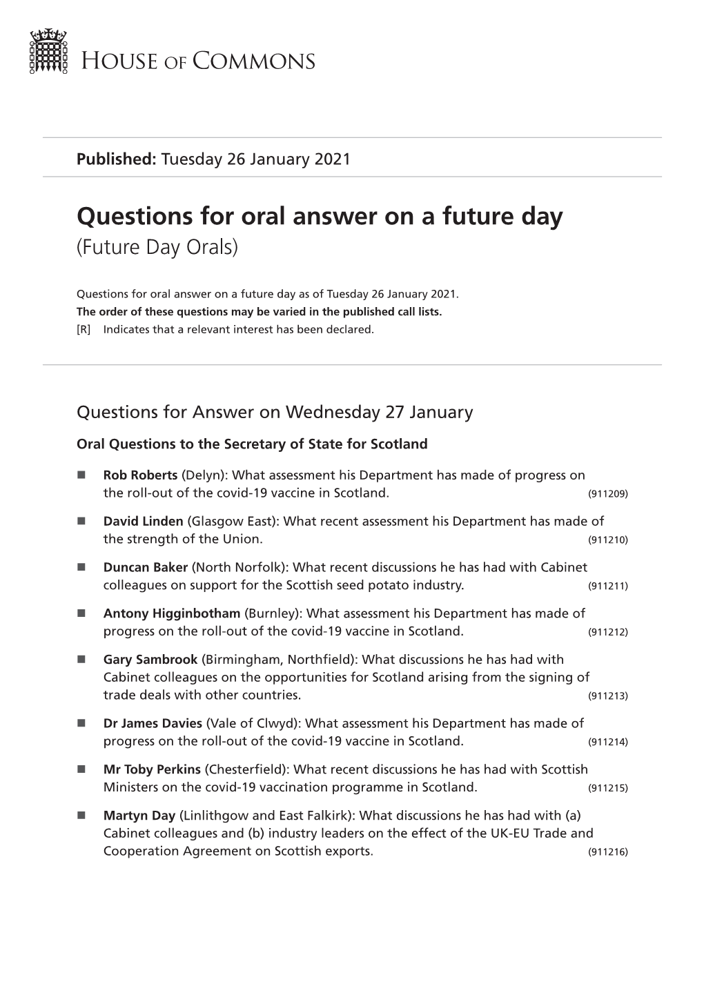 View Future Day Orals PDF File 0.11 MB