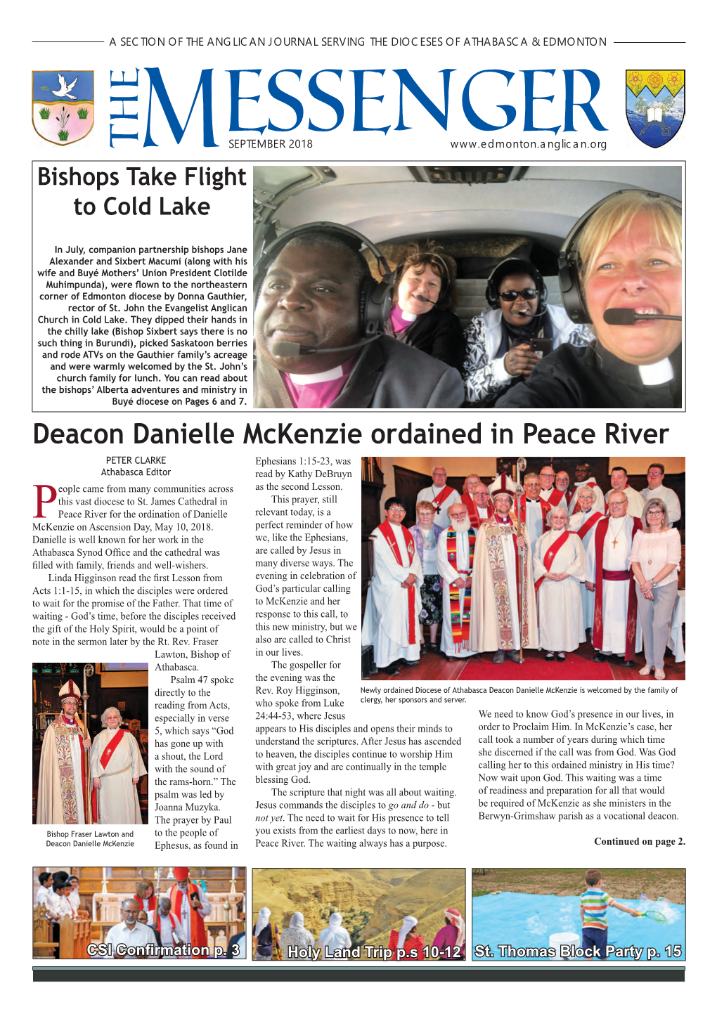 Deacon Danielle Mckenzie Ordained in Peace River