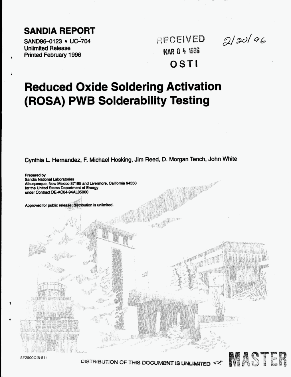 Reduced Oxide Soldering Activation (ROSA) PWB Solderability Testing