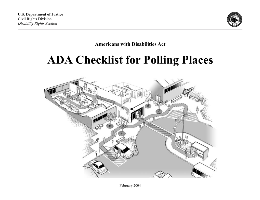 ADA Checklist for Polling Places