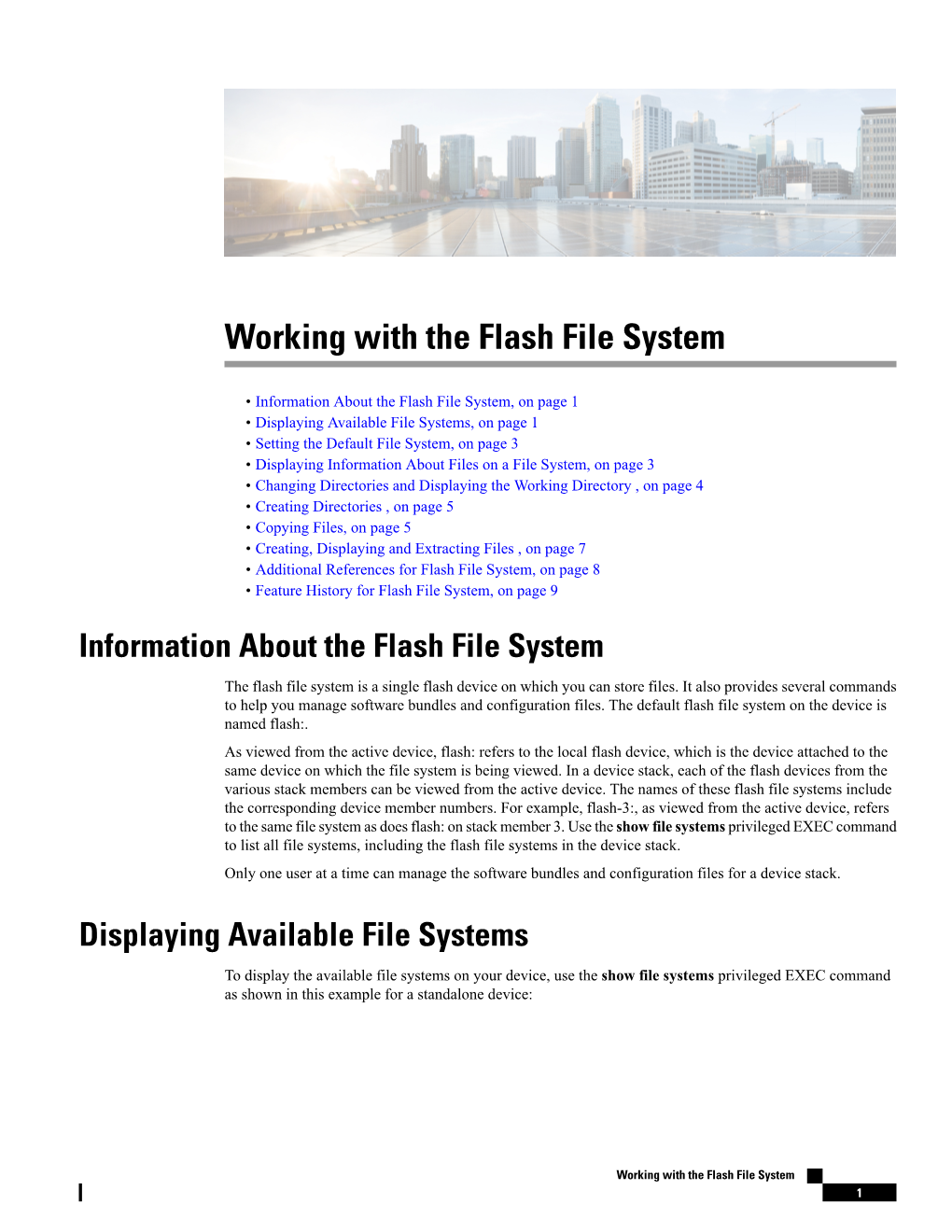 Working with the Flash File System