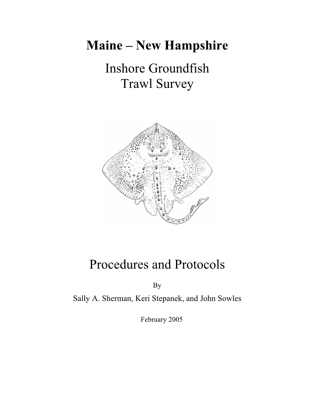 Inshore Trawl Survey Procedures and Protocols