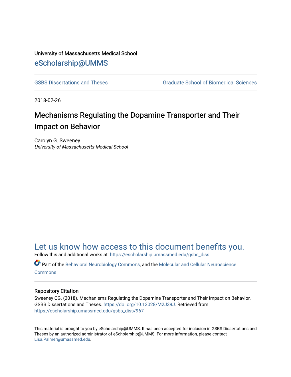 Mechanisms Regulating the Dopamine Transporter and Their Impact on Behavior