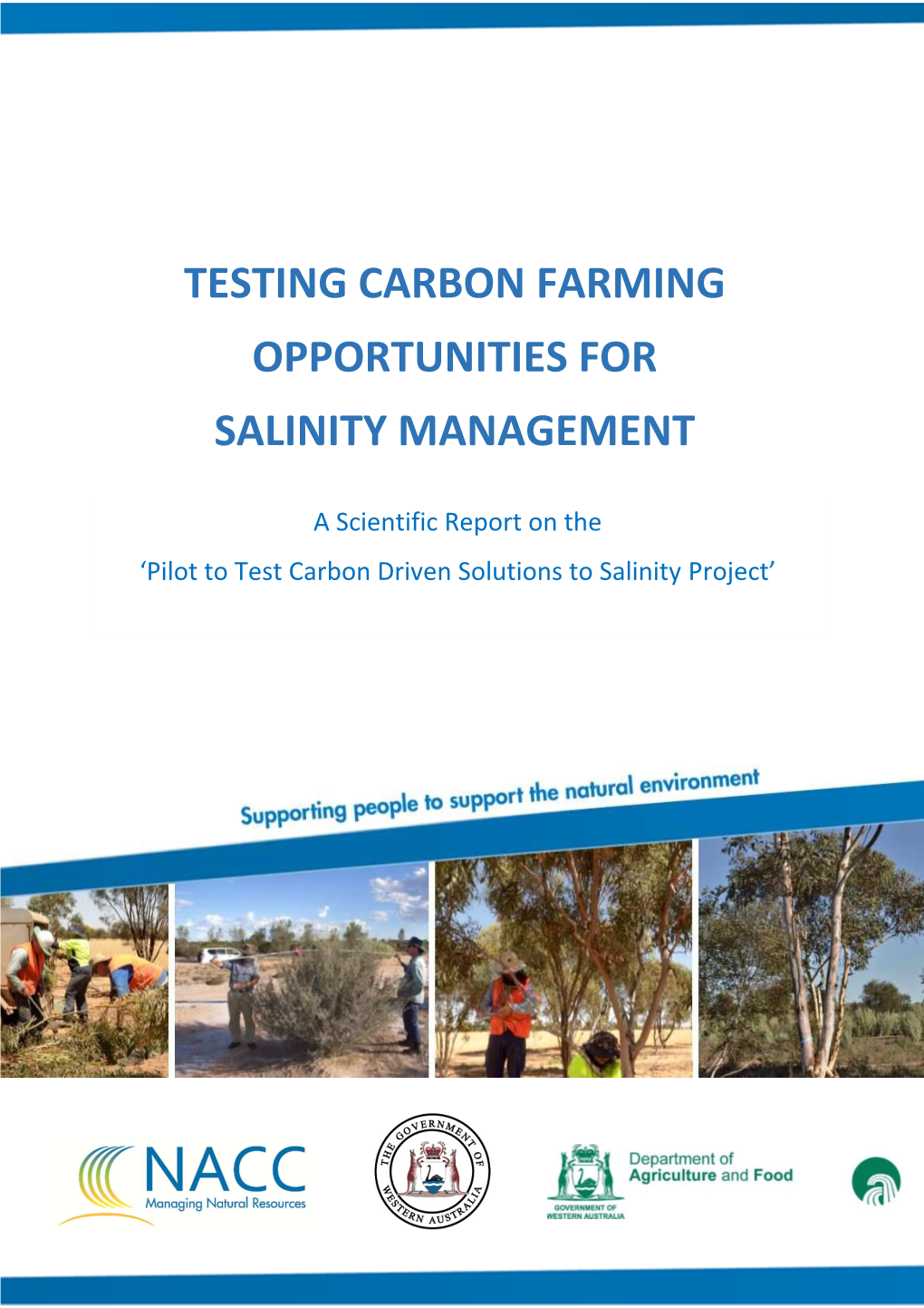 2 MB 01 May 2015 Testing Carbon Farming Opportunities for Salinity