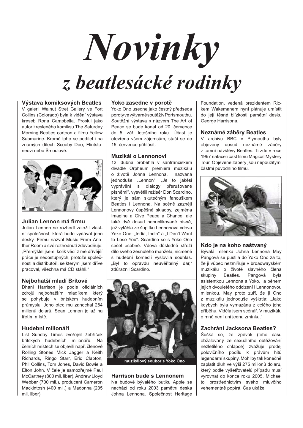 Z Beatlesácké Rodinky