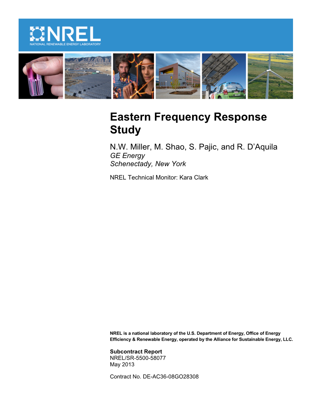 Eastern Frequency Response Study N.W