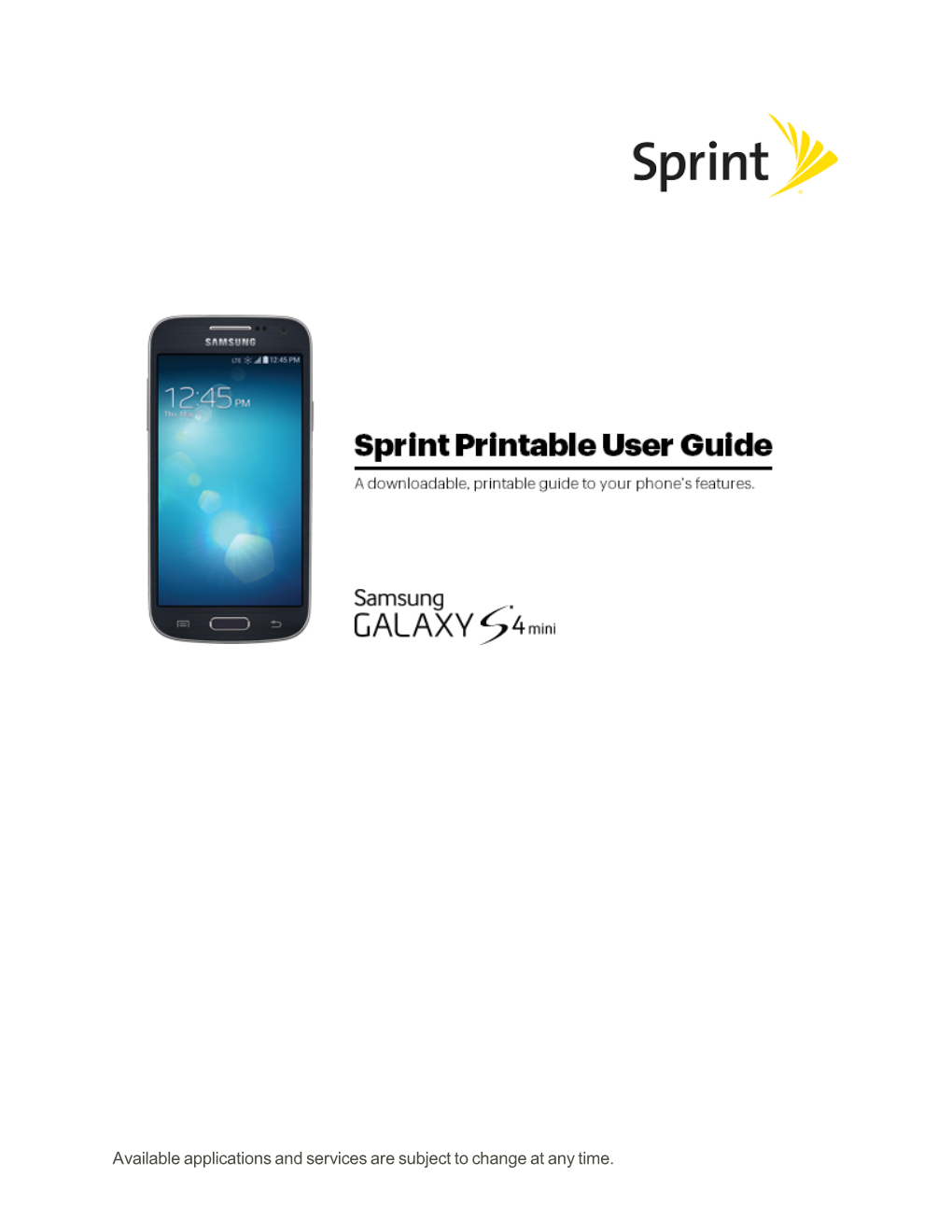 Samsung Galaxy S 4 User Guide