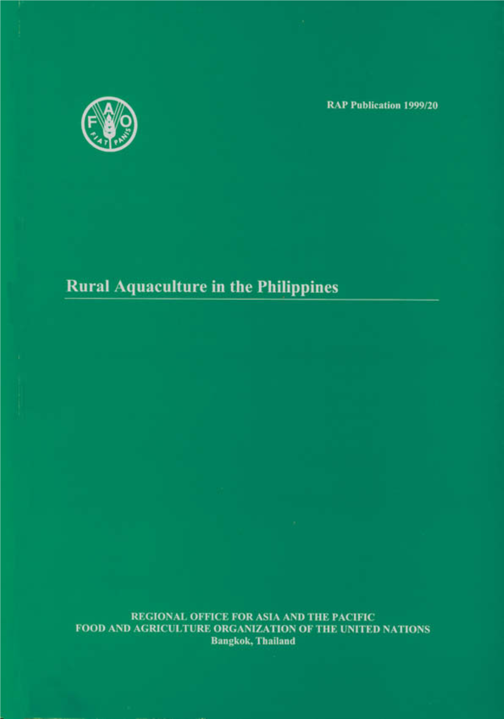 Rural Aquaculture in the Philippines