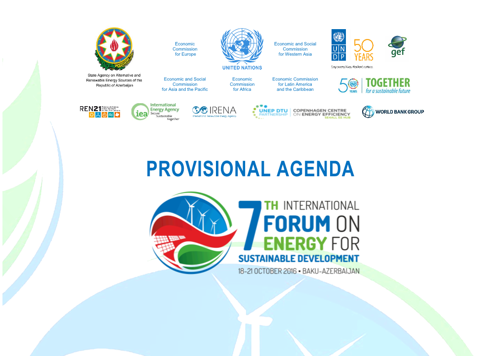 Third International Forum: Energy for Sustainable Development