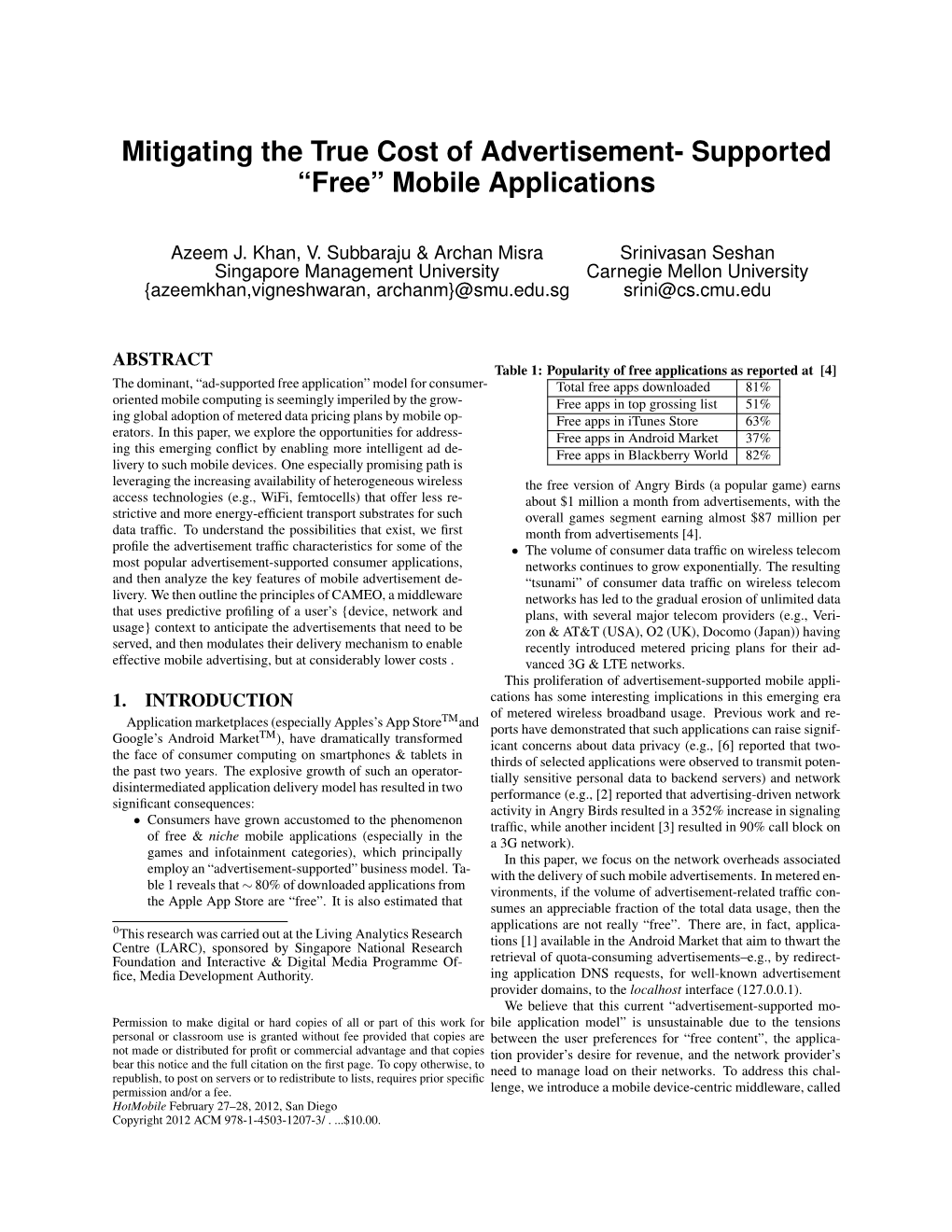 Mobile Applications