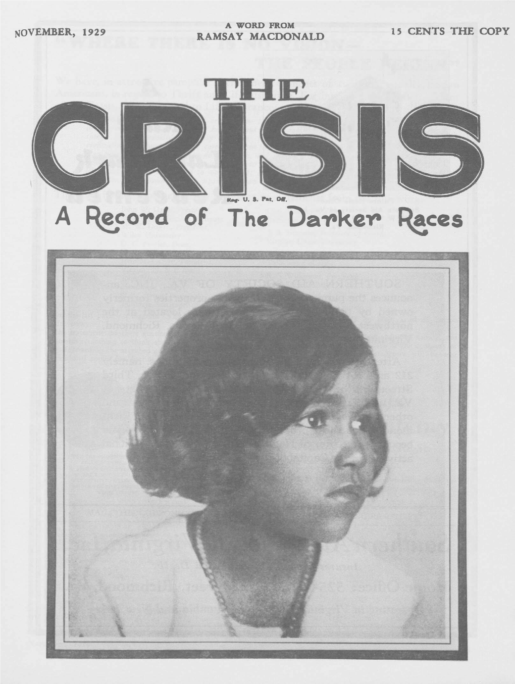 The Crisis, November 1929 [PDF]