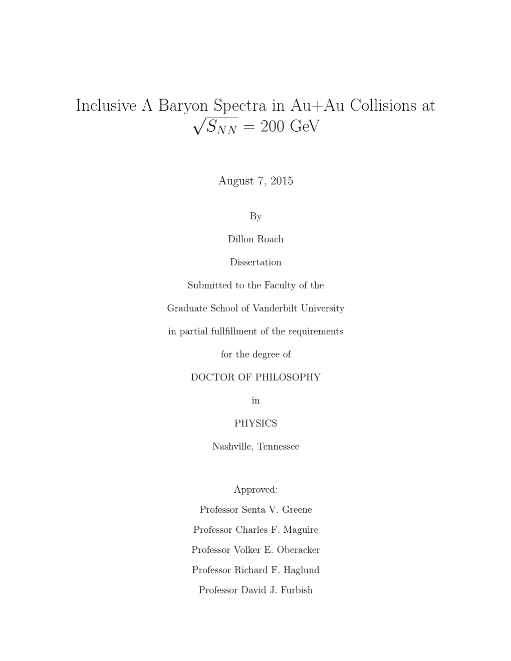 Inclusive Λ Baryon Spectra in Au+Au Collisions at √ SNN = 200