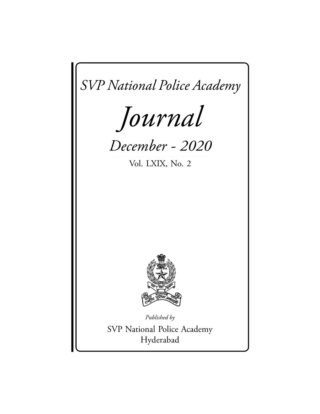 Journal December - 2020 Vol