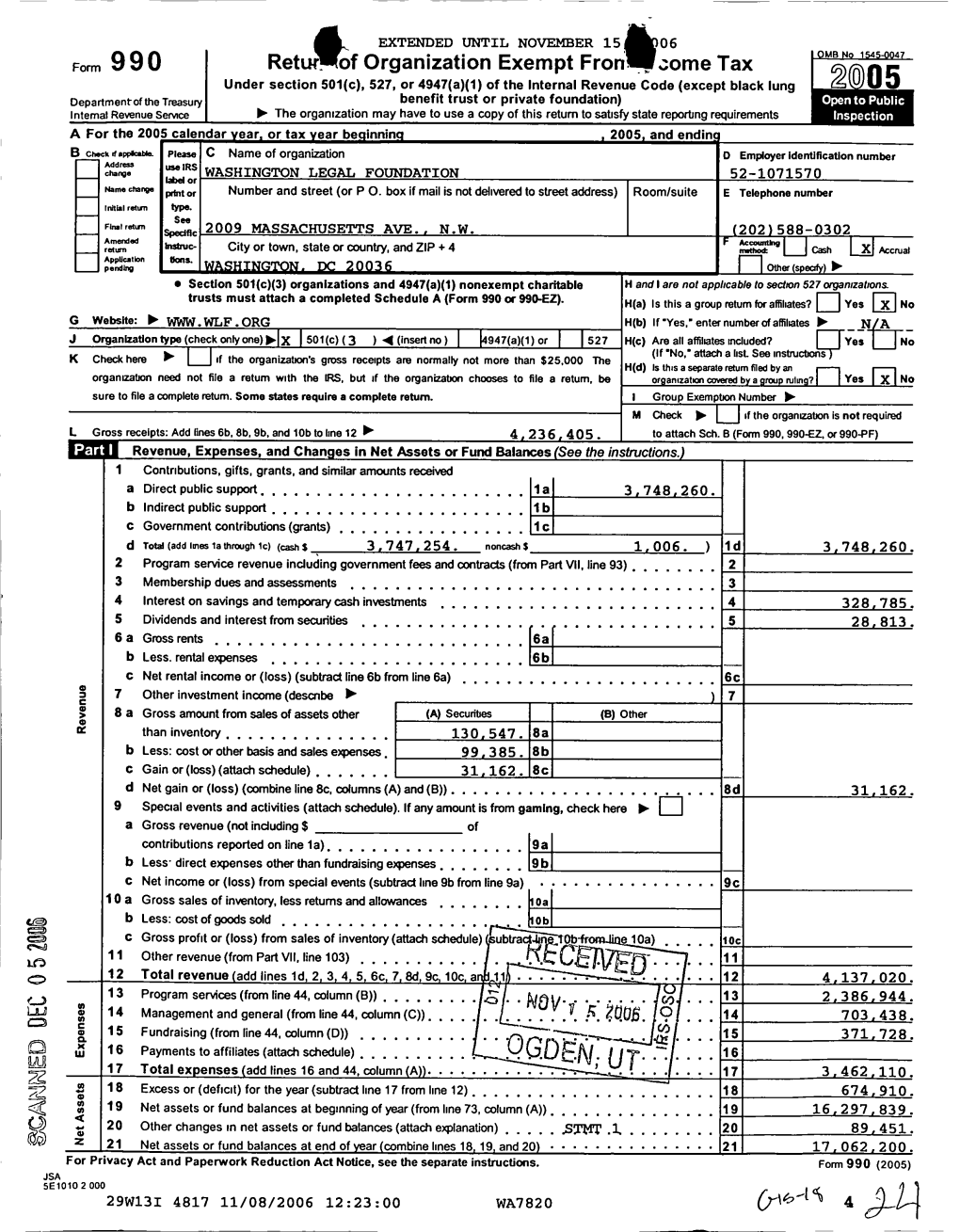 ^., Form 9 9 0 Retur of Organization Exempt Fron• Come