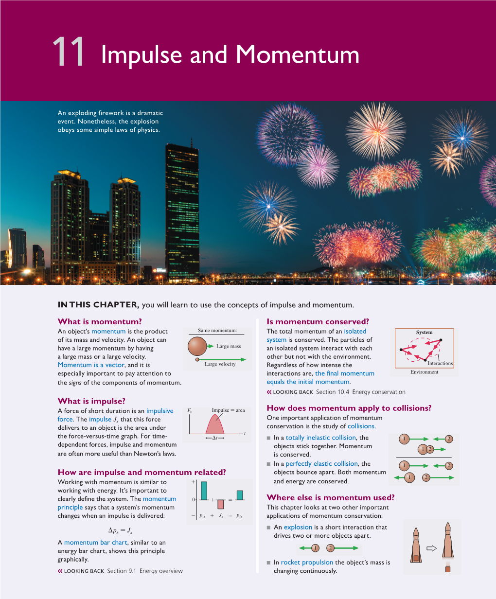 Impulse and Momentum