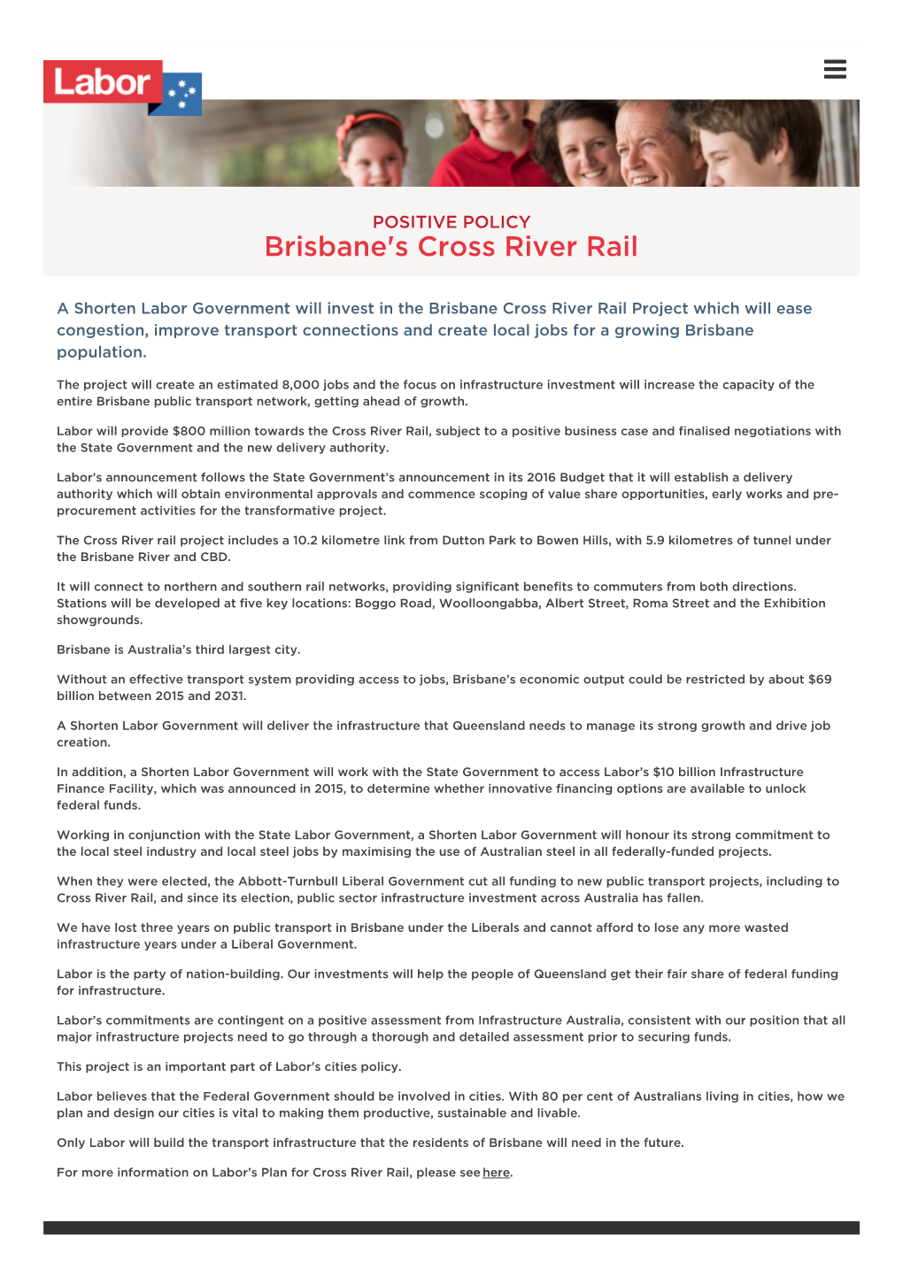 Brisbane's Cross River Rail