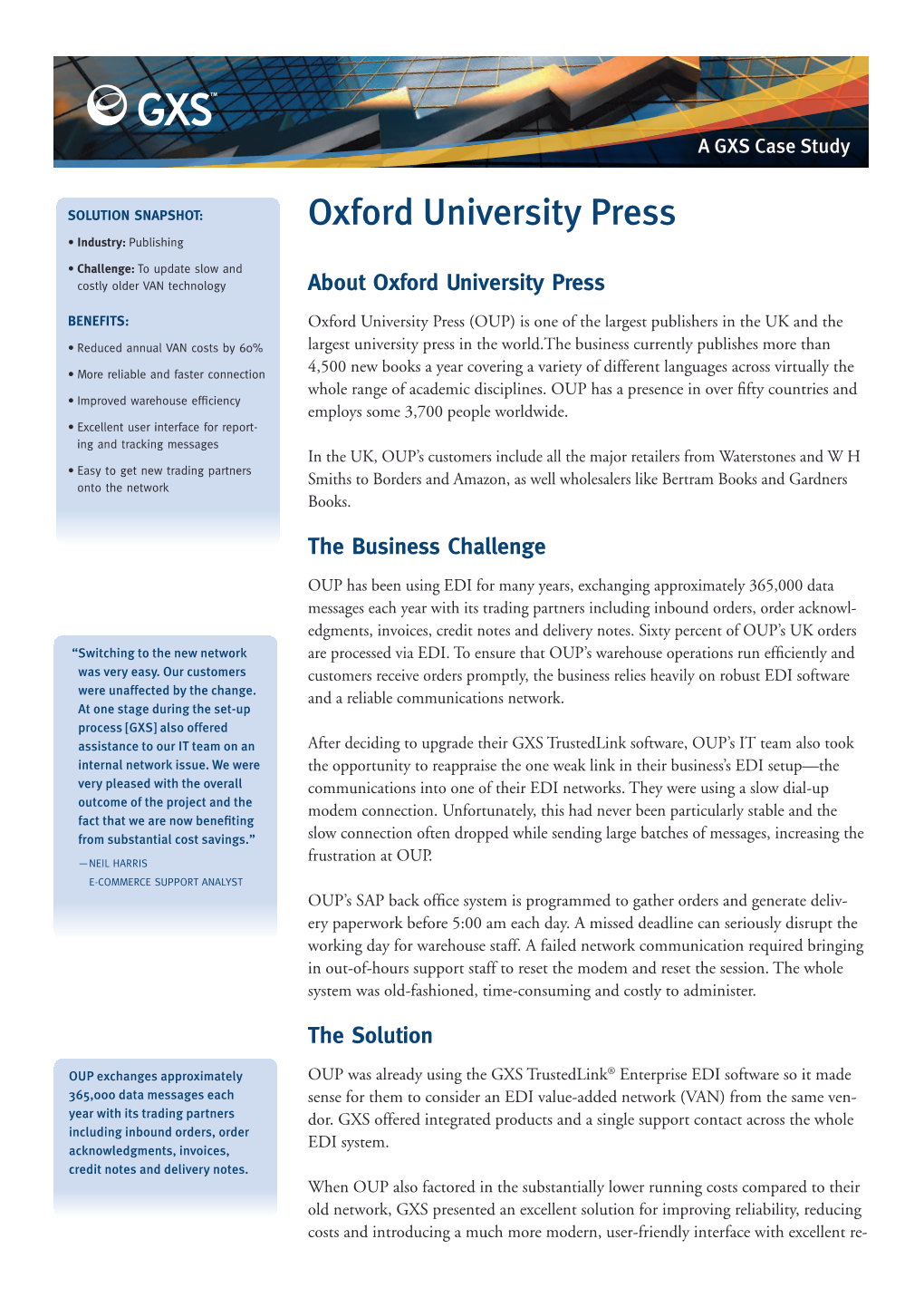 Oxford University Press • Industry: Publishing