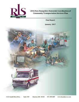 2016 New Hampshire Statewide Coordination of Community Transportation Services Plan