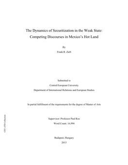 The Dynamics of Securitization in the Weak State