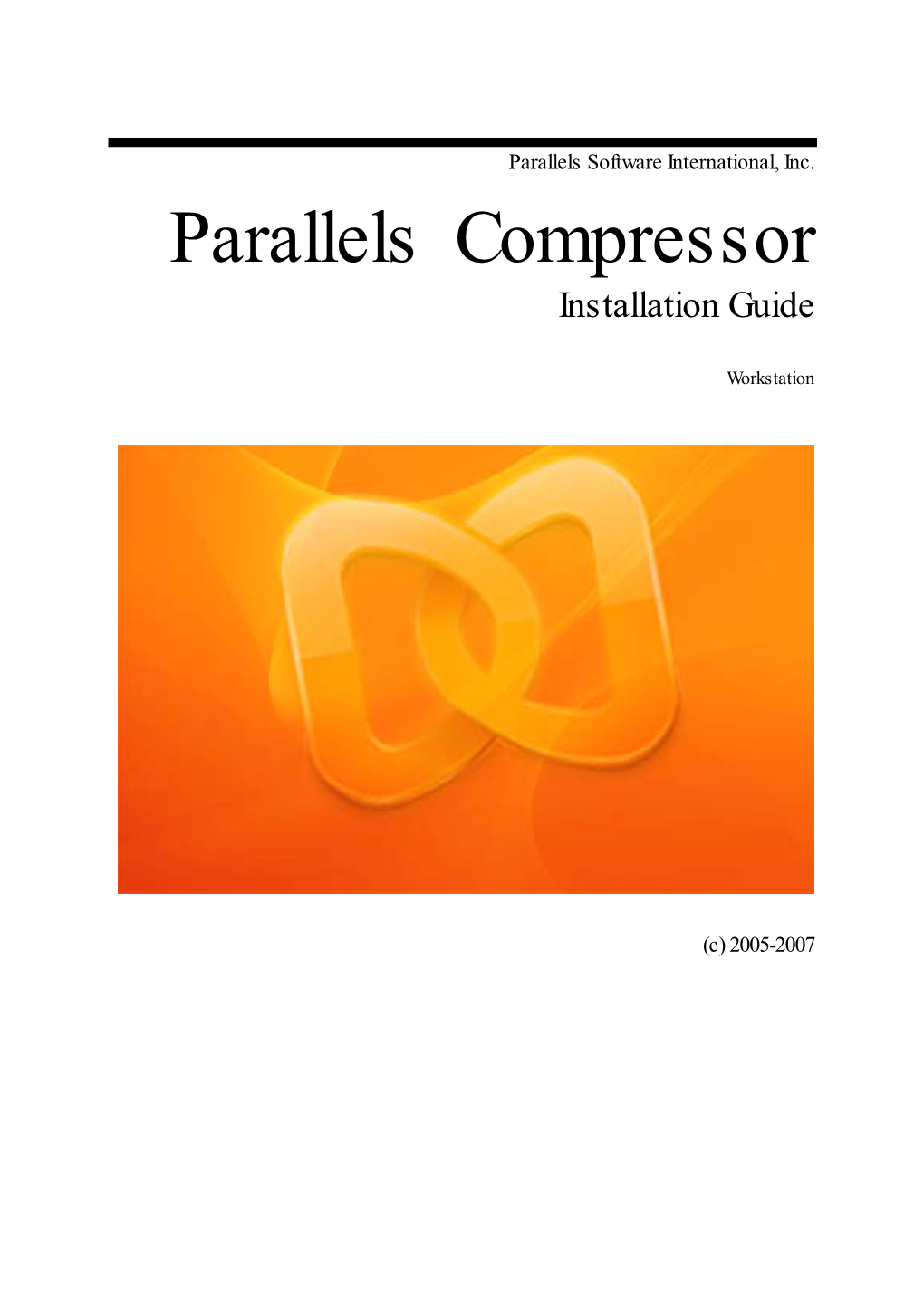 Parallels Compressor Installation Guide