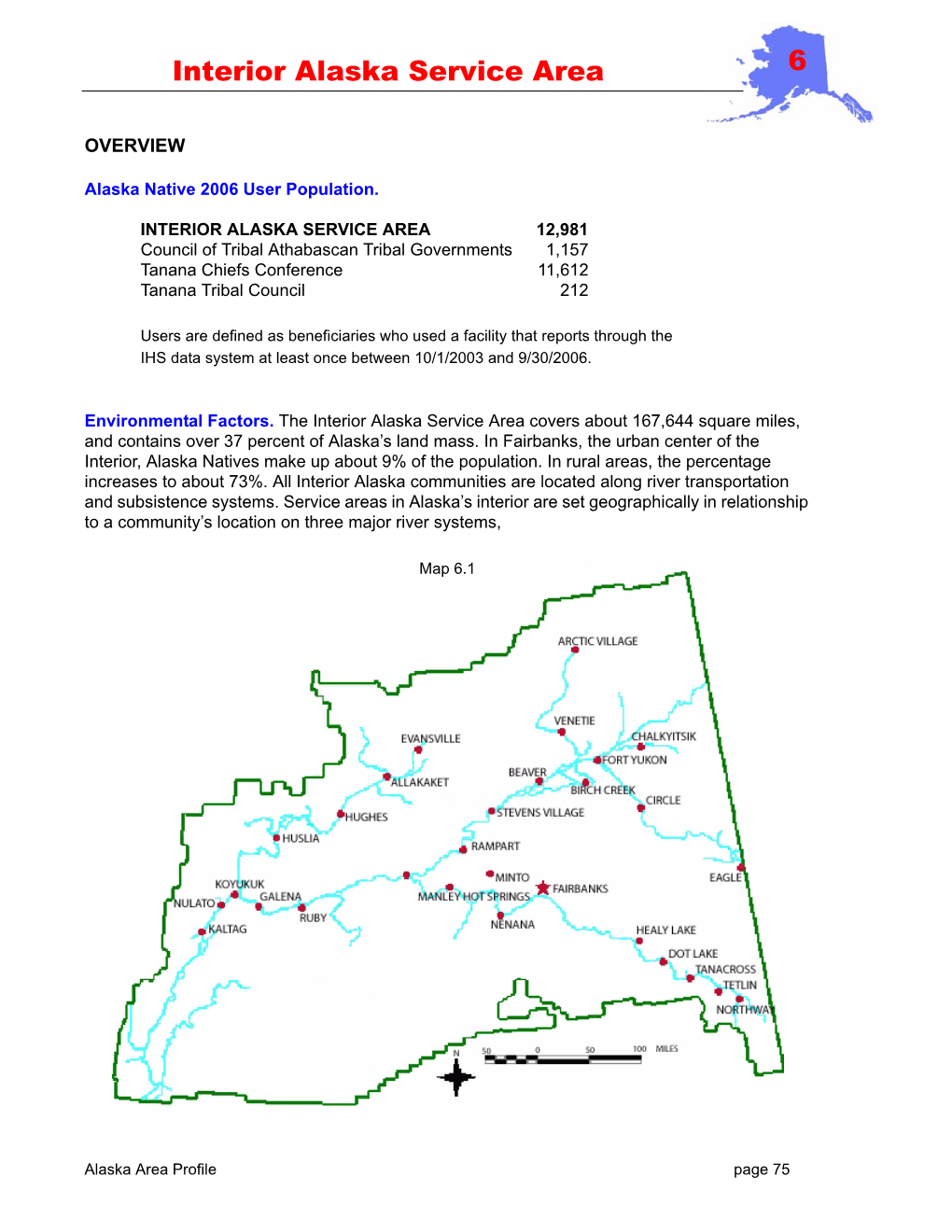 Interior Alaska Service Area Profile